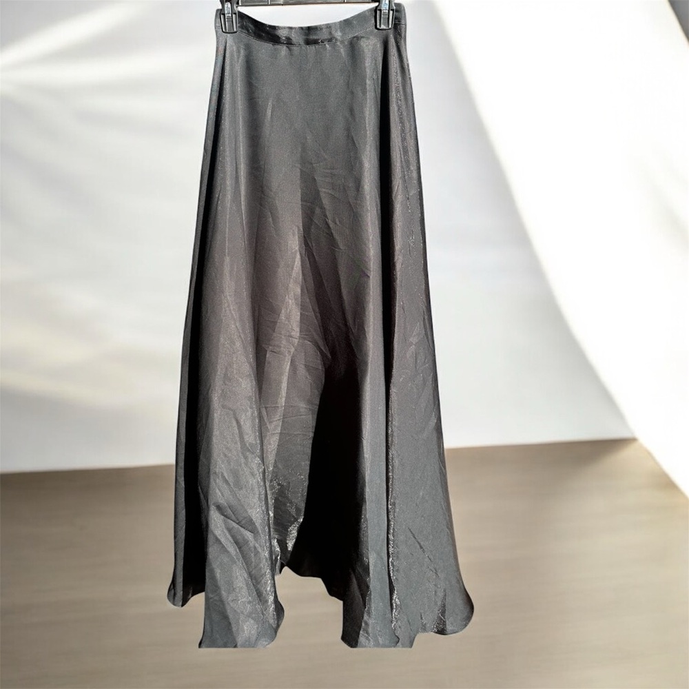 JS Collections Elegant black Maxi Skirt